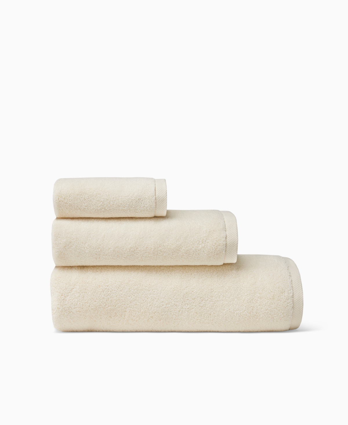 Sferra Cielo 100% Cotton Hand Towel, 20" X 30" In White