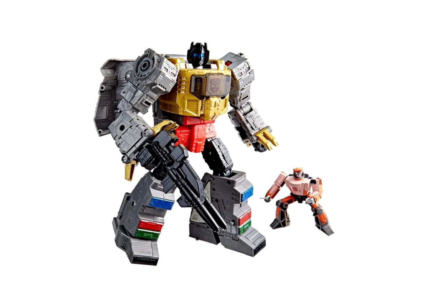 Детские фигурки Transformers Studio Series Dinobot Grimlock Leader Class 8.5" Action Figure, 2-Piece Set, Ages 8+ — фото 1