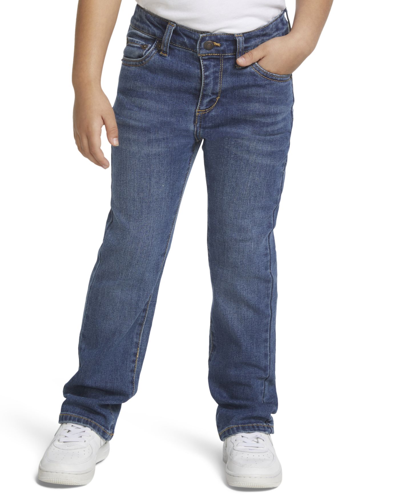 Джинсы Levi's Classic Bootcut Jeans для девочек, цвет: Синий — фото 1