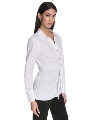 Women's Long Sleeve Poplin Shirt