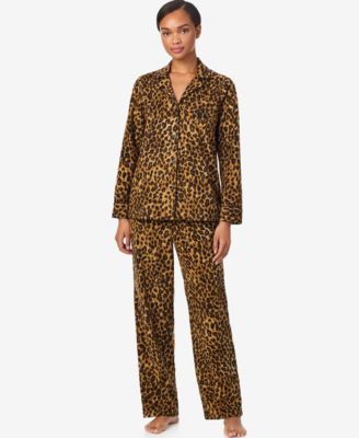 Women's Long Sleeves Notch Collar Pajama Set