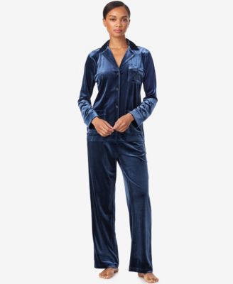 Lauren Ralph Lauren - Women's Long Sleeves Notch Collar Pajama Set