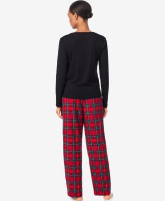 Women's Petite Long Sleeve Pajama Set
