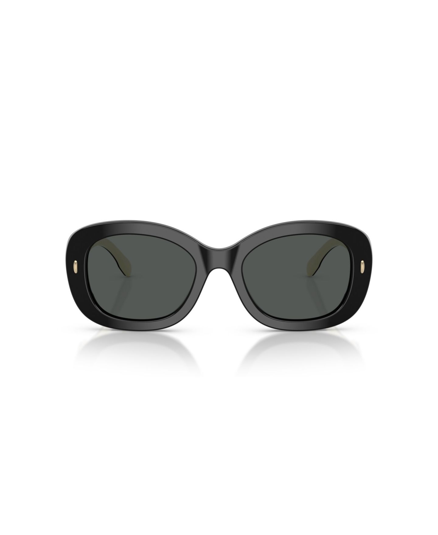 Женские солнцезащитные очки Tory Burch Oval Sunglasses, TY7226U, цвет: Чёрный — фото 2