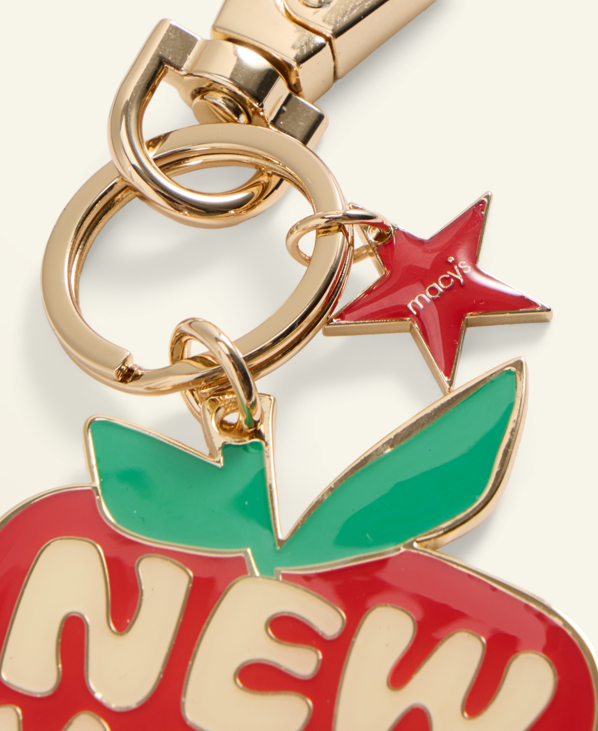 Macy's Thanksgiving Day Parade Enamel Apple Bag Charm,  Exclusive In Gold