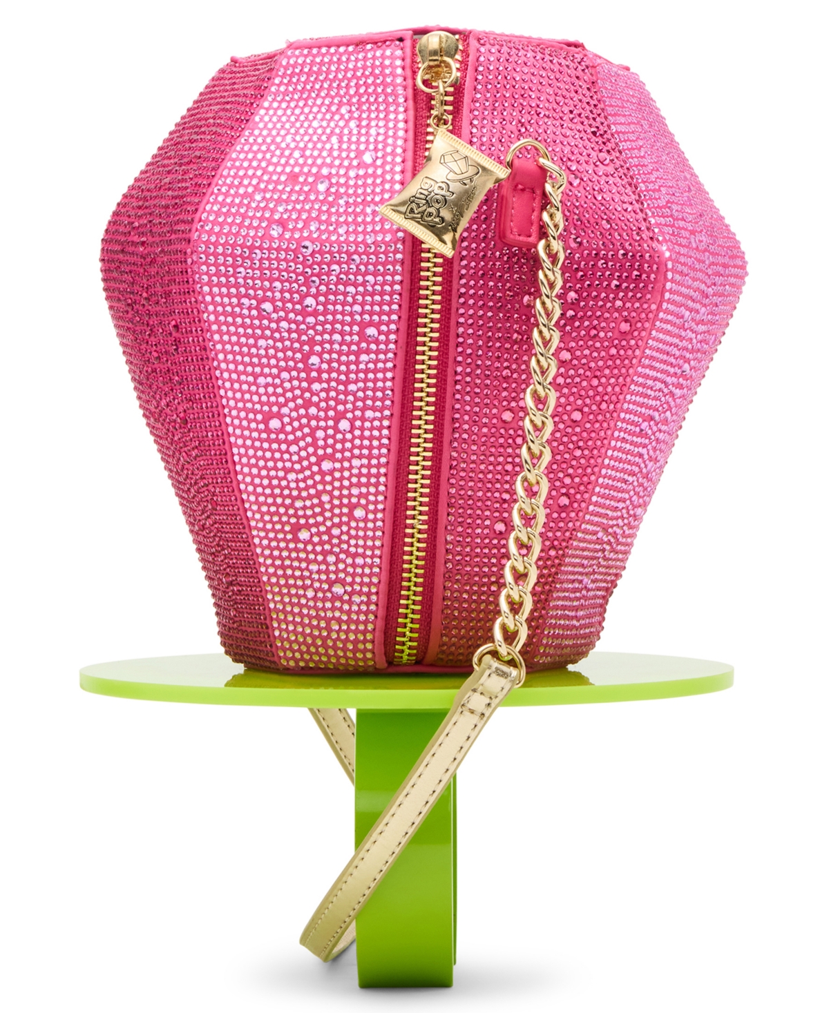 Betsey Johnson Put A Ring On It Small Crossbody Bag In Pink