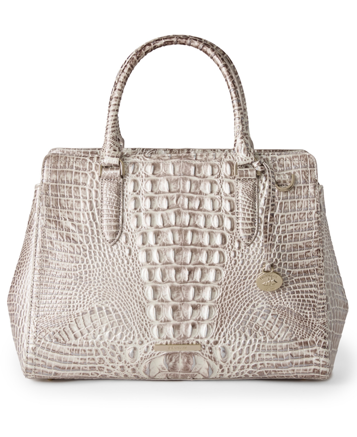 Brahmin Women's Finley Leather Large Satchel Bag