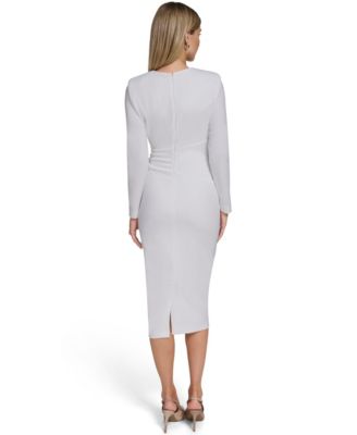 Women's Long Sleeve Midi Dress