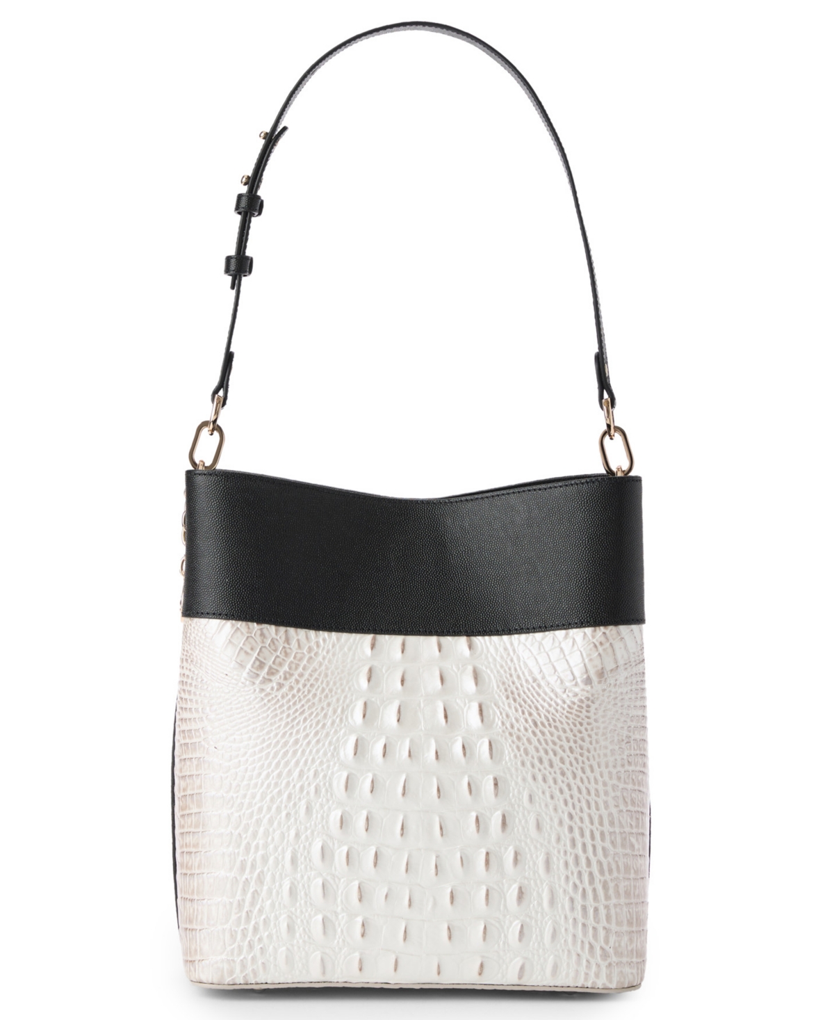 Brahmin Celina Minden Leather Bucket Bag