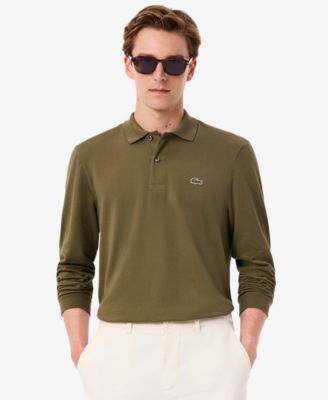 Men's Classic Fit Long-Sleeve Polo Shirt