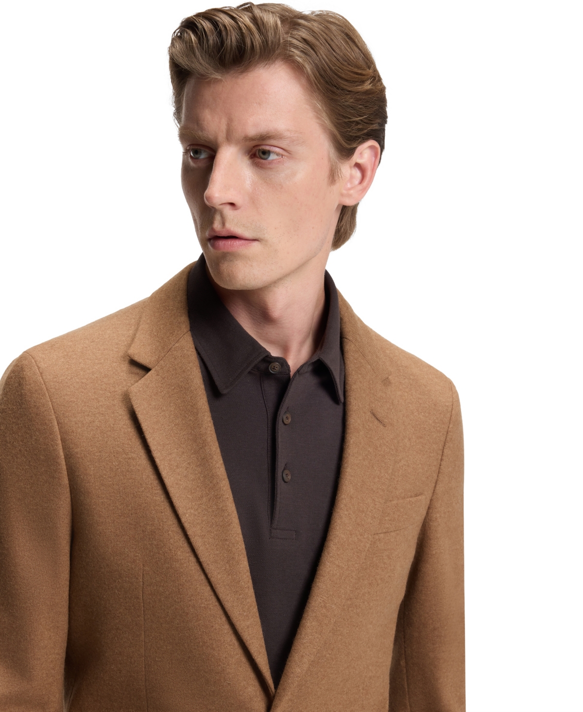 Hugo Boss Boss By  Men's Beckham X Boss Wool Cashmere Slim-fit Blazer In Brown