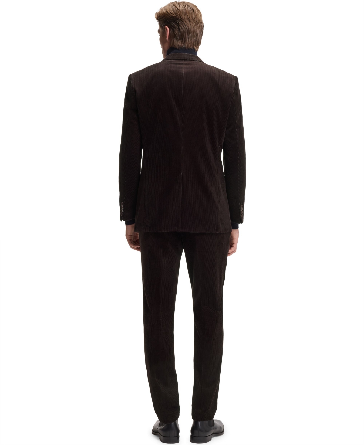 Hugo Boss Boss By  Men's Beckham X Boss Striped Cotton Blazer In Brown