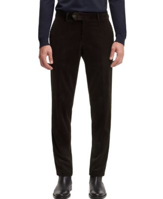 BOSS by Hugo Boss - Men's BECKHAM x BOSS Striped Cotton Pleat-Front Pants