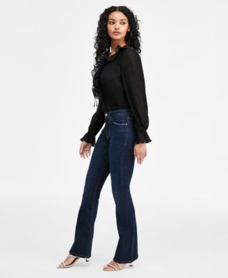 Women's Sexy High-Rise Flare-Leg Jeans