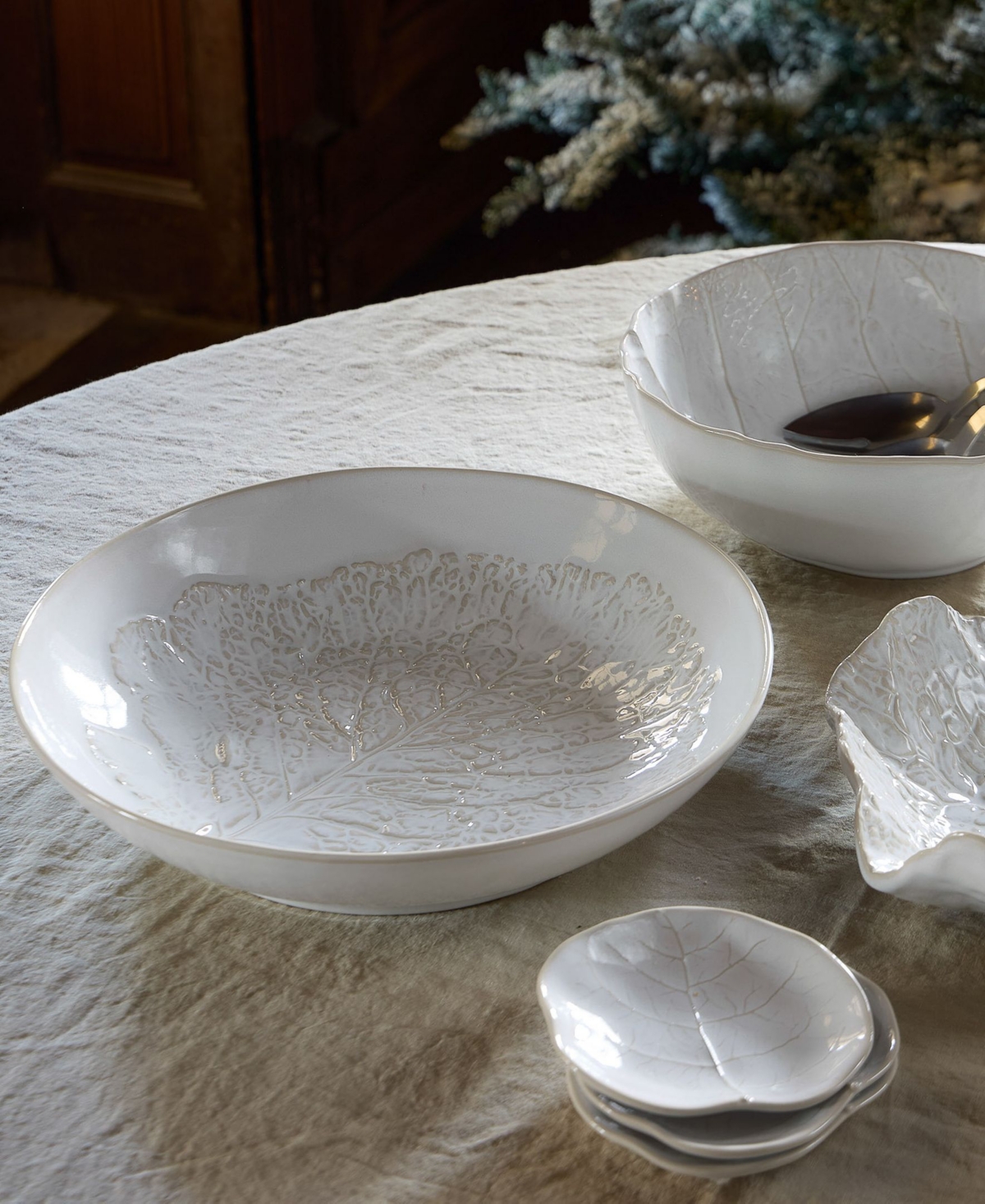 Casafina By Costa Nova Silvina Pasta Serving Bowl In Neutral