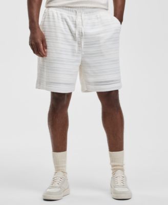 Men's Textured Drawstring 7" Shorts, Macy's Exclusive