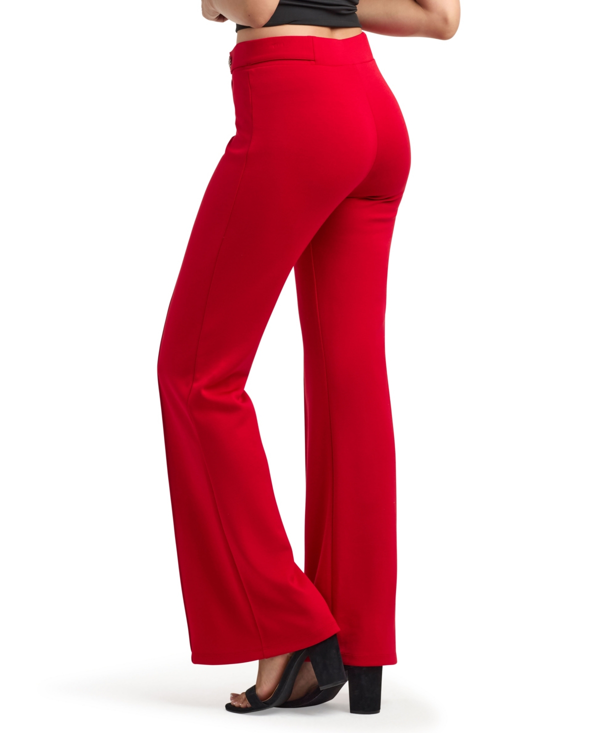 Bcx Women's Lightweight Scuba Pull-on Pants In Red