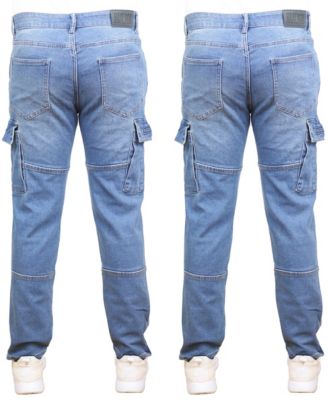 Men's 2-Pack Stretch Cargo Pocket Jeans