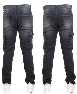 Men's 2-Pack Stretch Cargo Pocket Jeans