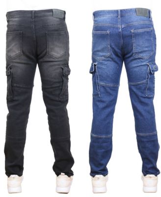Men's 2-Pack Stretch Cargo Pocket Jeans