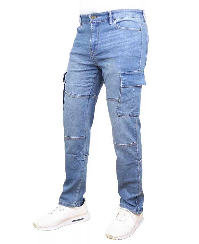 Men's Stretch Cargo Pocket Jeans - thumbnail 6