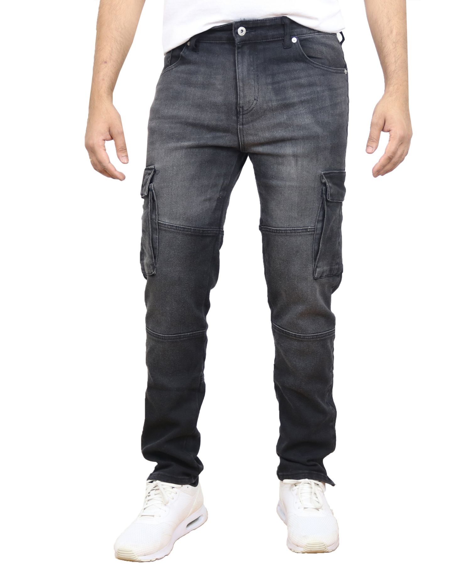 Men's Stretch Cargo Pocket Jeans