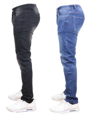 Men's 2-Pack Stretch Ripped Jeans
