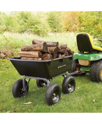 Heavy-Duty Poly Garden Dump Cart and Beach Wagon with 1200 lb Capacity