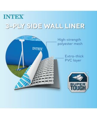 86" x 23" Rectangular Frame Above Ground Outdoor Splash Swimming Pool