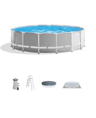 15ft x 48in Prism Above Ground Swimming Pool Set with Ladder and Cover