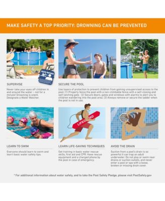 28201EH 10' x 30" Metal Frame Round Above Ground Swimming Pool with Pump