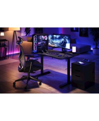 1048 Gaming Desk - 48in Computer Desk With Mouse Pad - Black