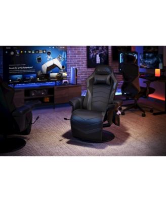 Reclining Gaming Chair with Footrest, Gaming Chair Recliner