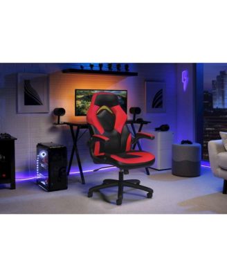 1 PC Bonded Leather Office Chairs Adjustable Tilt Tension & Tilt Lock