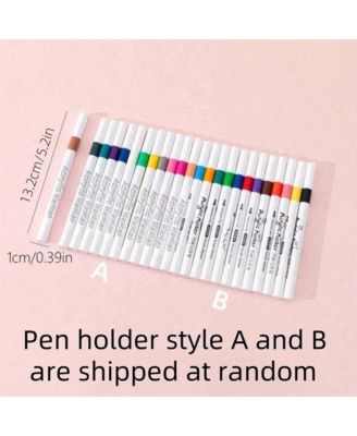 24pcs Acrylic Marker Pen, Pen To Graffiti Art Of Diy Pens, Colorful Pen Sets, Waterproof, Exquisite Gift To The Student,School Supplies