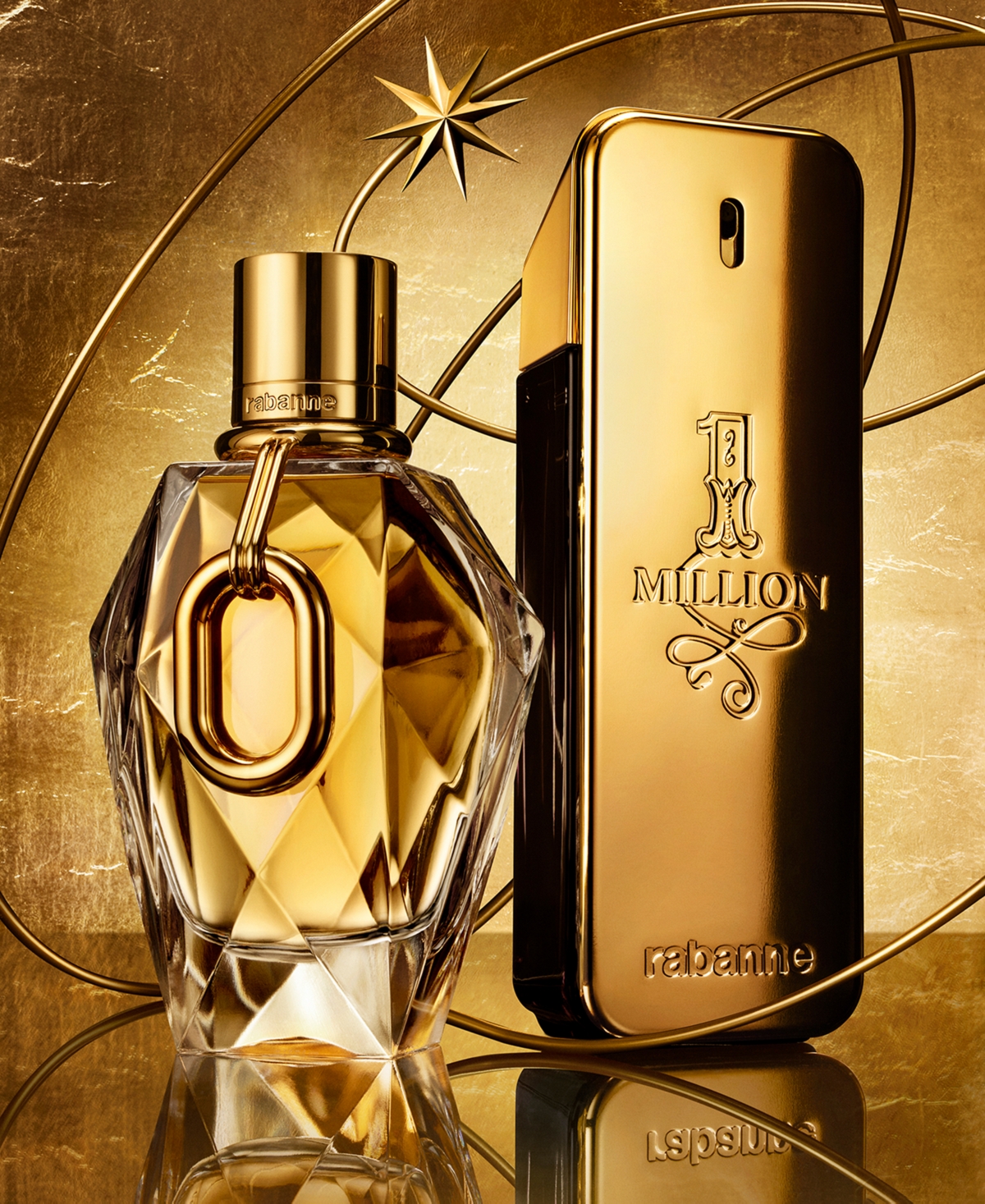 Rabanne 3-pc. Million Gold For Her Fragrance Gift Set With Body Lotion In Transparent