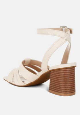 Womens Signora Pin Buckle Ankle Strap Sandals