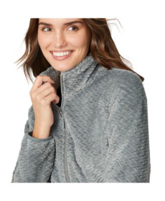 Women's Cable Braided Butter Pile Jacket