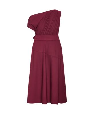 Plus Size Kate Off Shoulder Midi Dress
