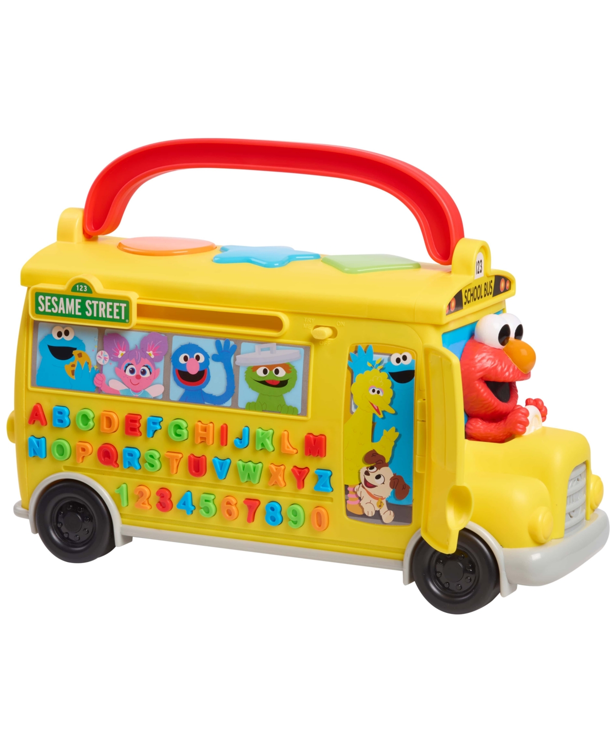 Sesame Street Elmo's Learn And Go School Bus In Transparent