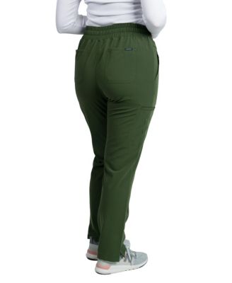 Women's Ariana Mid-rise Slim Straight Scrub Pant