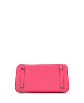 Birkin 30 Handbag Pink Epsom with Palladium Hardware