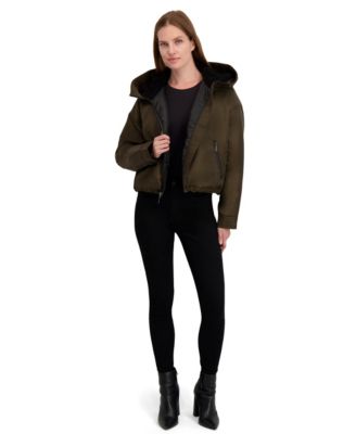 Women's Hooded Bomber Jacket