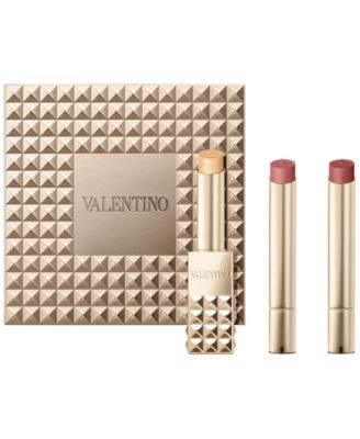 Limited Edition Spike Buttery Matte Refillable Lipstick Trio and Clutch Set