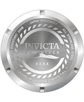 Invicta Men's 1772 Pro Diver Quartz Chronograph Black Dial Watch