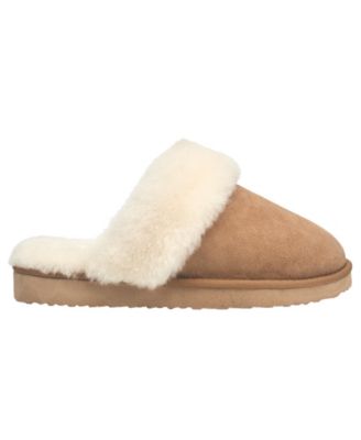 Women's Fur Band Open Slipper