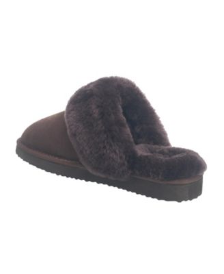 Women's Fur Band Open Slipper