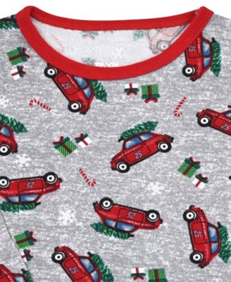 Baby and Toddler Boys Snug Fit Holiday 3-Piece Pajama Set