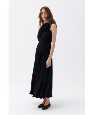 Women's Maxi Dress with Halter Neck