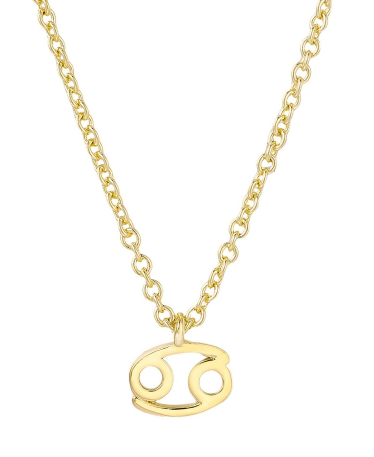 Adornia Zodiac Sign Pendant Necklace In Gold